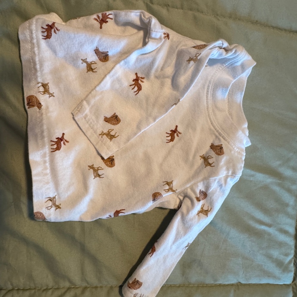 Kids Animal Print Long Sleeve Shirt